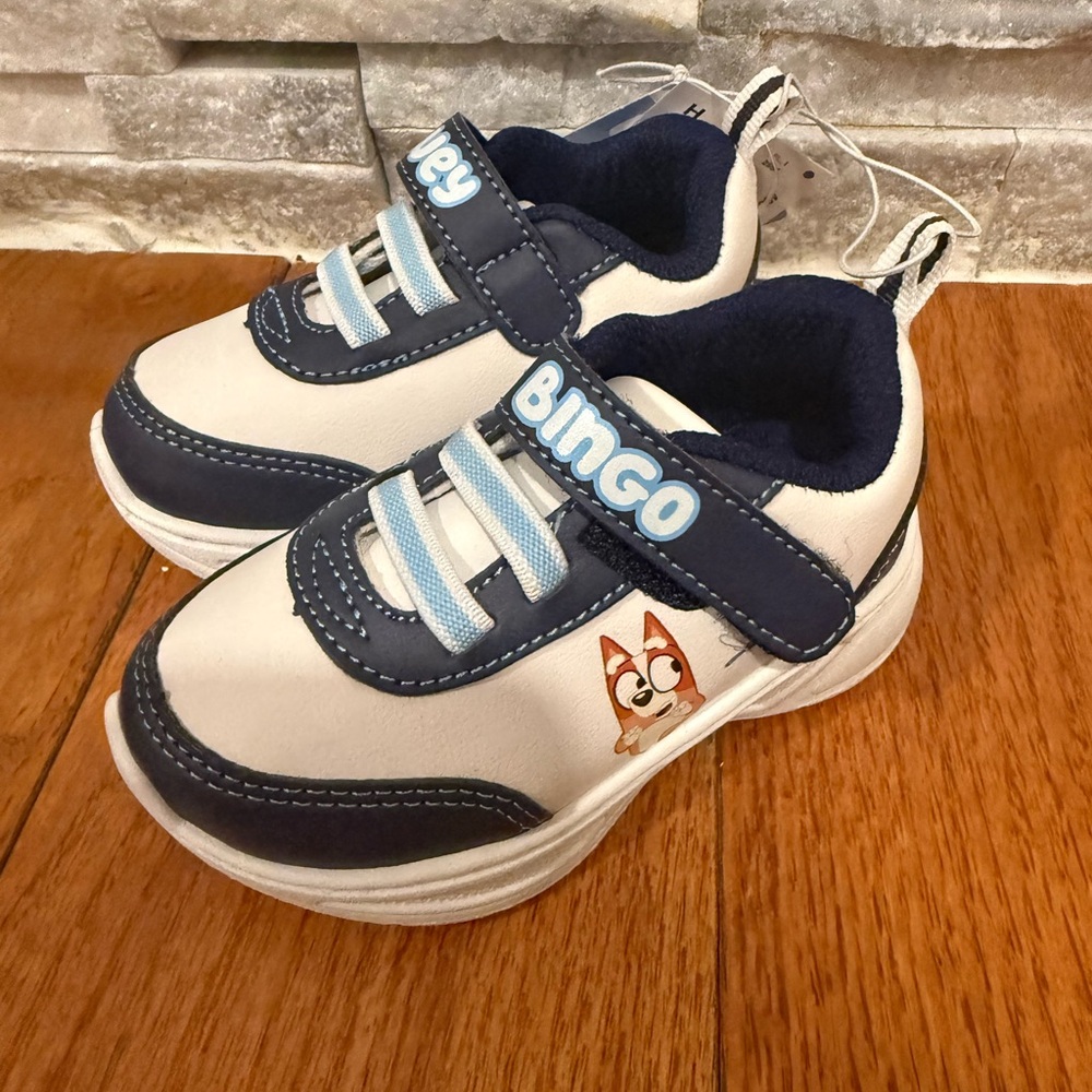 Bingo Kids Sneakers - Navy and White